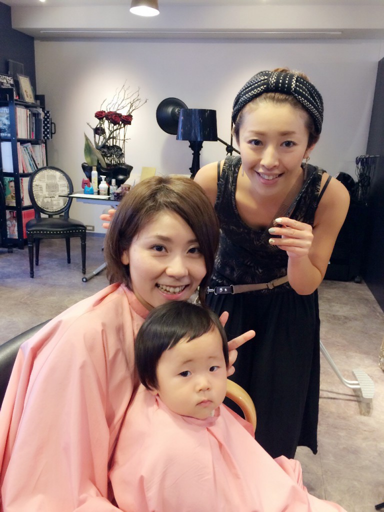 娘の美容院デビューとネイル＠ORO sapporo(^O^)