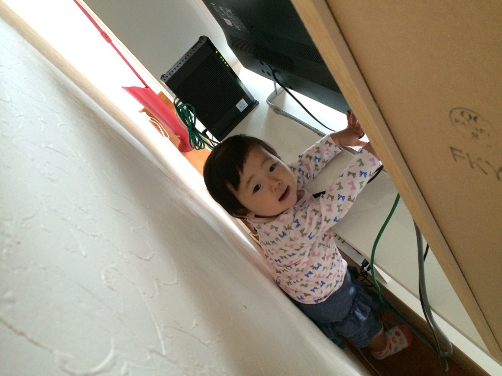 保育園に行けました！あと『おかあさん』は豚ではありません。