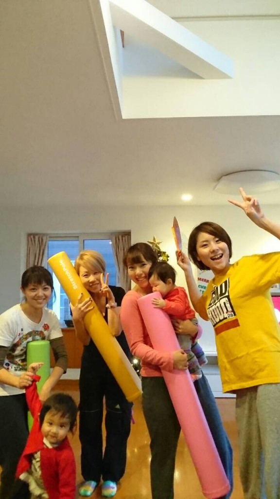 ストレッチポールレッスン@ぴりかまむ無事終了しました?