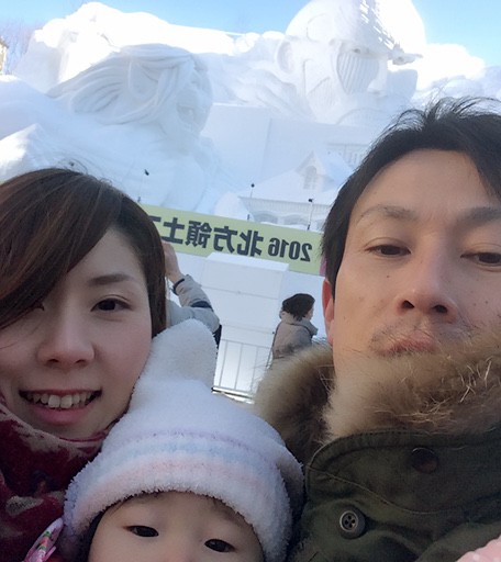 恋のキューピッドみわさんと雪まつり(*^^*)